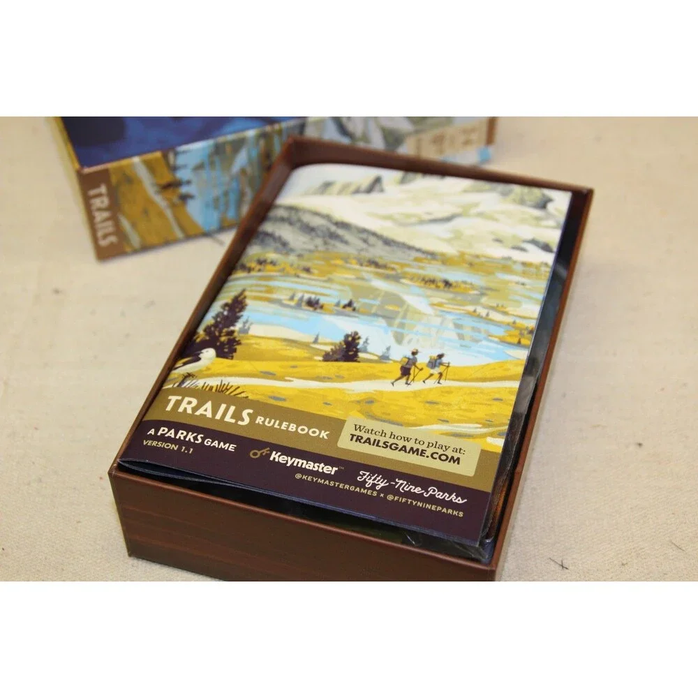 Trails Board Game *Never Played* 2021 Deluxe Components Keymaster Games